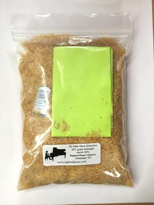 1 Pound Hide Glue Granules Crystals 251 Gram Strength Regular Clarity