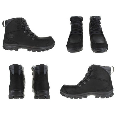 Timberland Men's CHILLBERG WATERPROOF Black Leather Boots Size 9 NIB