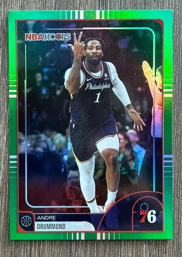 2025-26 Topps NBA Hoops Andre Drummond Green Hoops Parallel #60