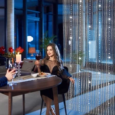 Silver Beaded String Curtains for Doorways 36 x 77 Inch Crystal Tassel Beaded...