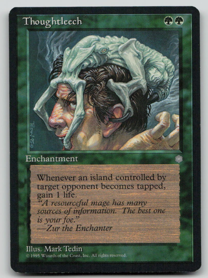 Thoughtleech [Ice Age - 269] Moderately Played Uncommon Magic