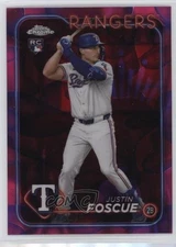 2024 Chrome Update Magenta & Purple Lava Lamp Refractor /299 Justin Foscue 0h3v