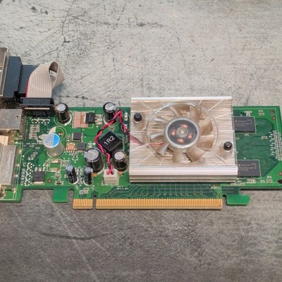 NVIDIA GeForce 8400 GS PCI Express Graphics Card VGA DVI S-Video Fan Heatsink
