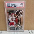 2023 Panini Select #140 Patrick Mahomes II Die Cut Zebra Prism Chiefs PSA 10