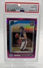 2024 Donruss - Rated Rookie Caleb Williams #327 Optic Preview Pink Prizm PSA 10