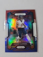 2023 Panini Prizm - Chase Claypool #46 Red White & Blue Prizm Steelers