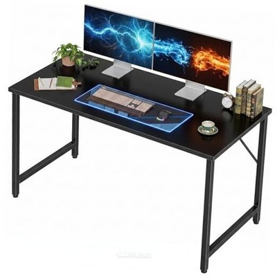 Small Office Computer Desk Morden Simple Writing Study Table for 40 Inch Black