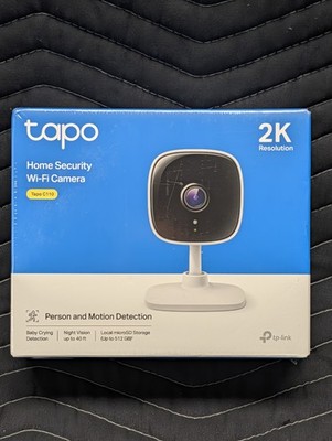 TP-Link Tapo 2K Indoor Security Camera for Baby Monitor, Dog C111 - White