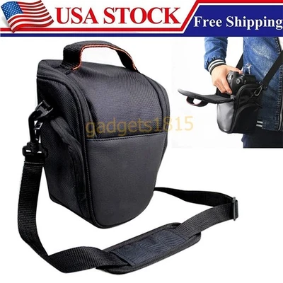 DSLR SLR Camera Shoulder Bag Case Shockproof Waterproof For Canon Nikon EOS Sony
