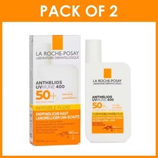 Pack of 2 - La Roche Posay ANTHELIOS UVmune 400 Invisible SPF50 50ml - EXP:2028