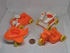 Vintage Fisher Price little people lot of 4 Little Riders