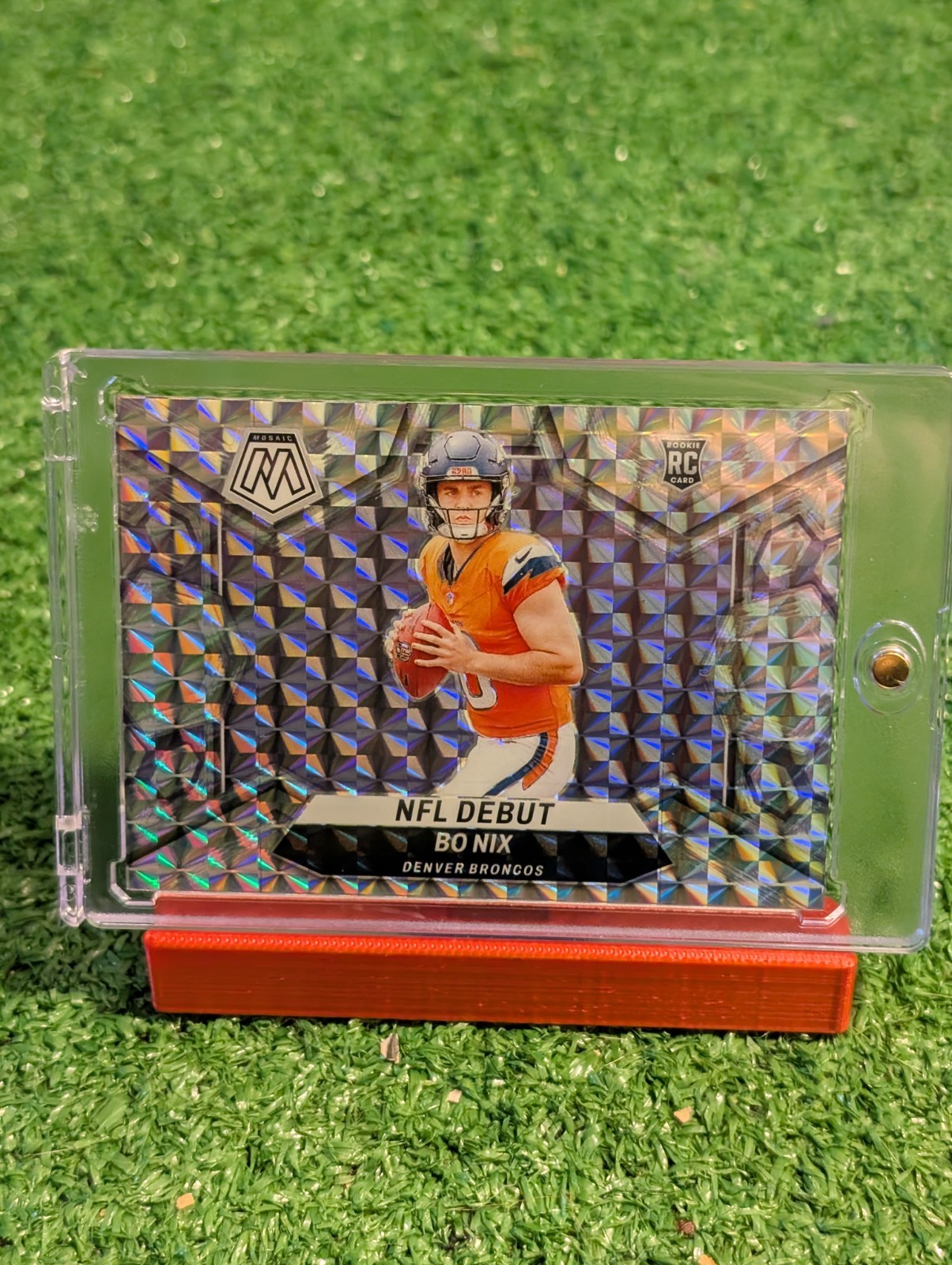 2024 Panini Mosaic - NFL Debut Bo Nix #271 Mosaic Prizm (RC)