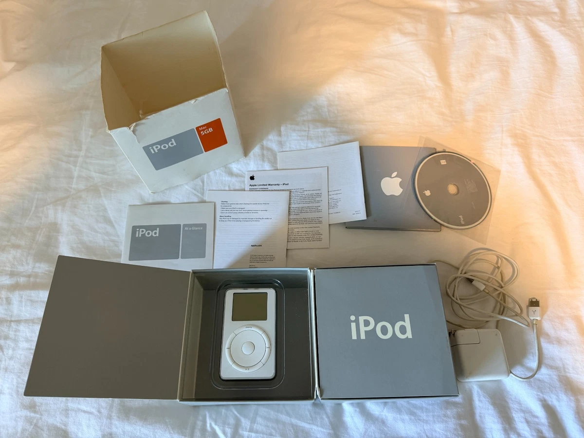iPod Classic 1st Generation USB 2.0 Connectivity MP3 Players for