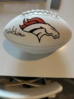 Clinton Portis Signed Denver Broncos Official NFL Team football Logo Beckett