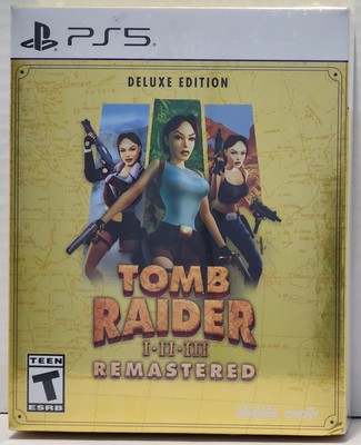 Tomb Raider I-III Remastered Deluxe Edition - Sony PlayStation 5