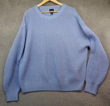 Gap Sweater Womens 2XL XXL 100 Cotton New Blue Comfy NWT