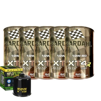 Bardahl XT4R 10W60 Ölwechselkit Für Kawasaki VN1700 Vulcan Nomad 2009-2013