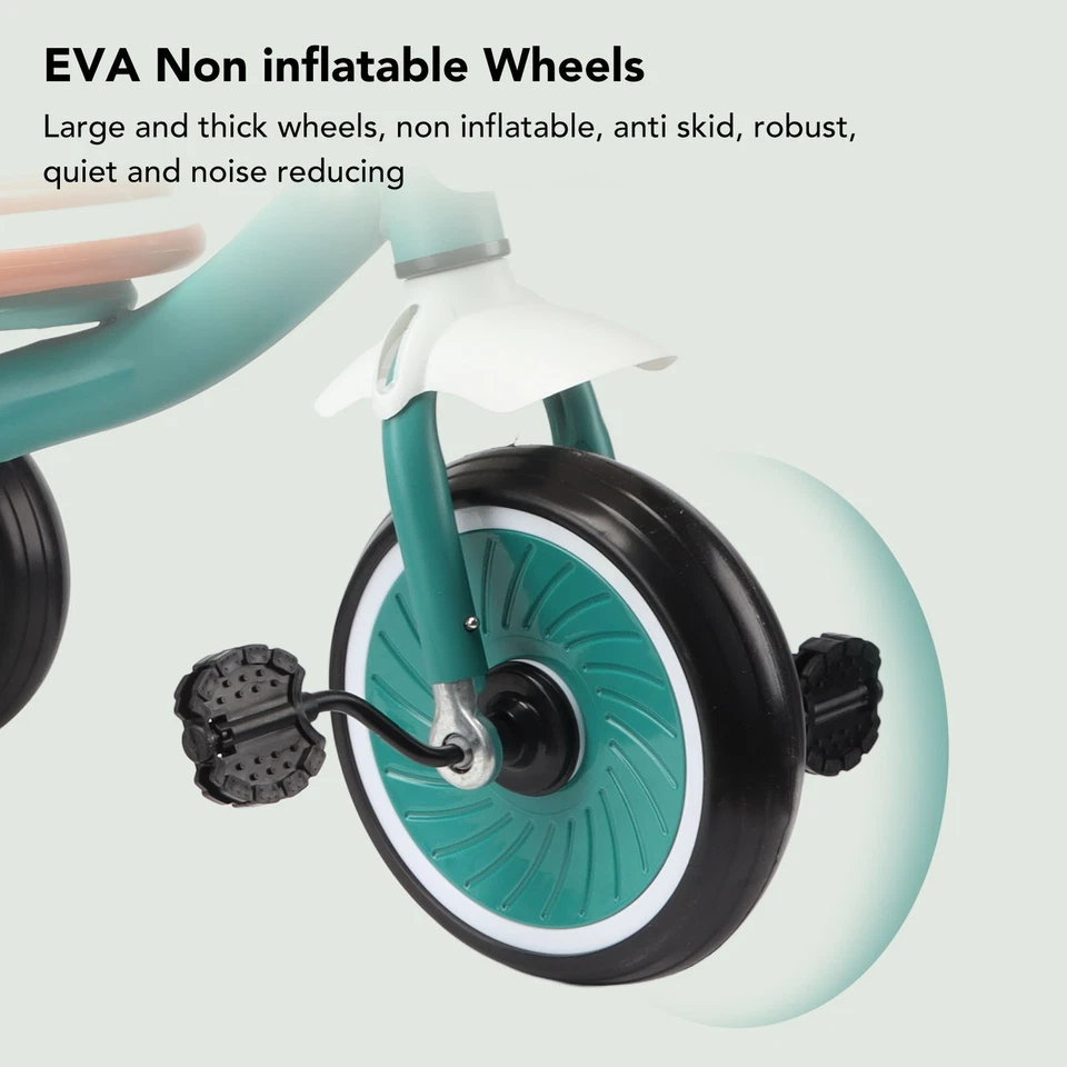 Dreirad Für Kleinkinder Alter 1 Bis 6 Jahre Alt Musik Licht EVA Nicht - Bild 3 von 4