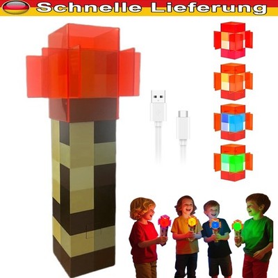 LED Spiel Nachtlicht Taschenlampe USB Wiederaufladbar Kinder Lampe Geschenk DHL