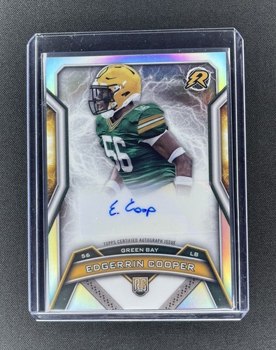 Edgerrin Cooper 2025 Topps Resurgence Rookie Signature RC Auto #RRS-EC Packers