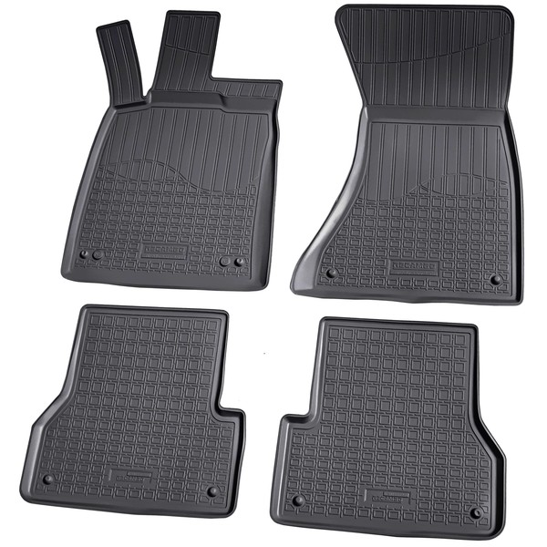 Gummi Fussmatten Passend FüR Audi A6 C7 4G Allroad Avant Limo 2011-2018-image