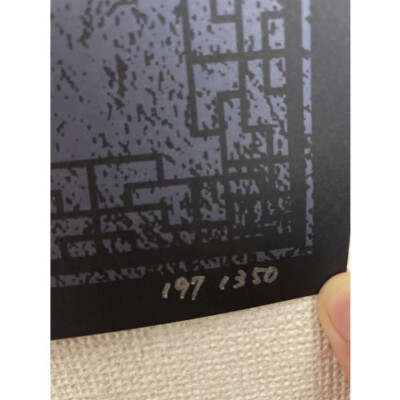 GUNS N' ROSES Guns N' Roses Lithograph Blue 11/5 First Day Limited