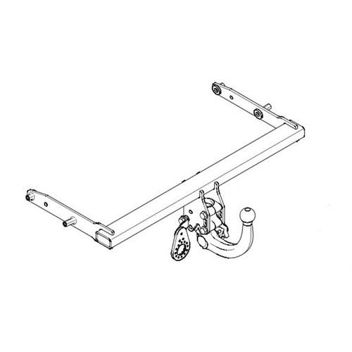 Westfalia Towbar for Audi A4 Avant Estate 2015 Onwards Detachable Tow