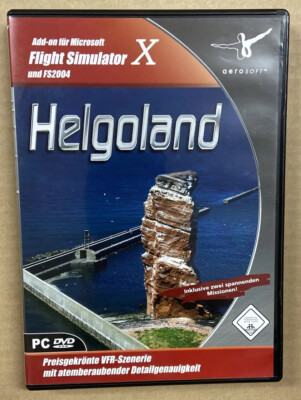 PC Helgoland Add-On für Microsoft Flight Simulator X und FS2004 - Guter Zustand
