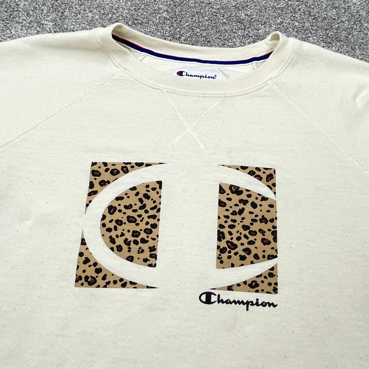 Champion crew neck shop sweater women's