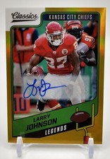2021 Panini Classics Football Larry Johnson Premium Edition Auto 11/15 Chiefs