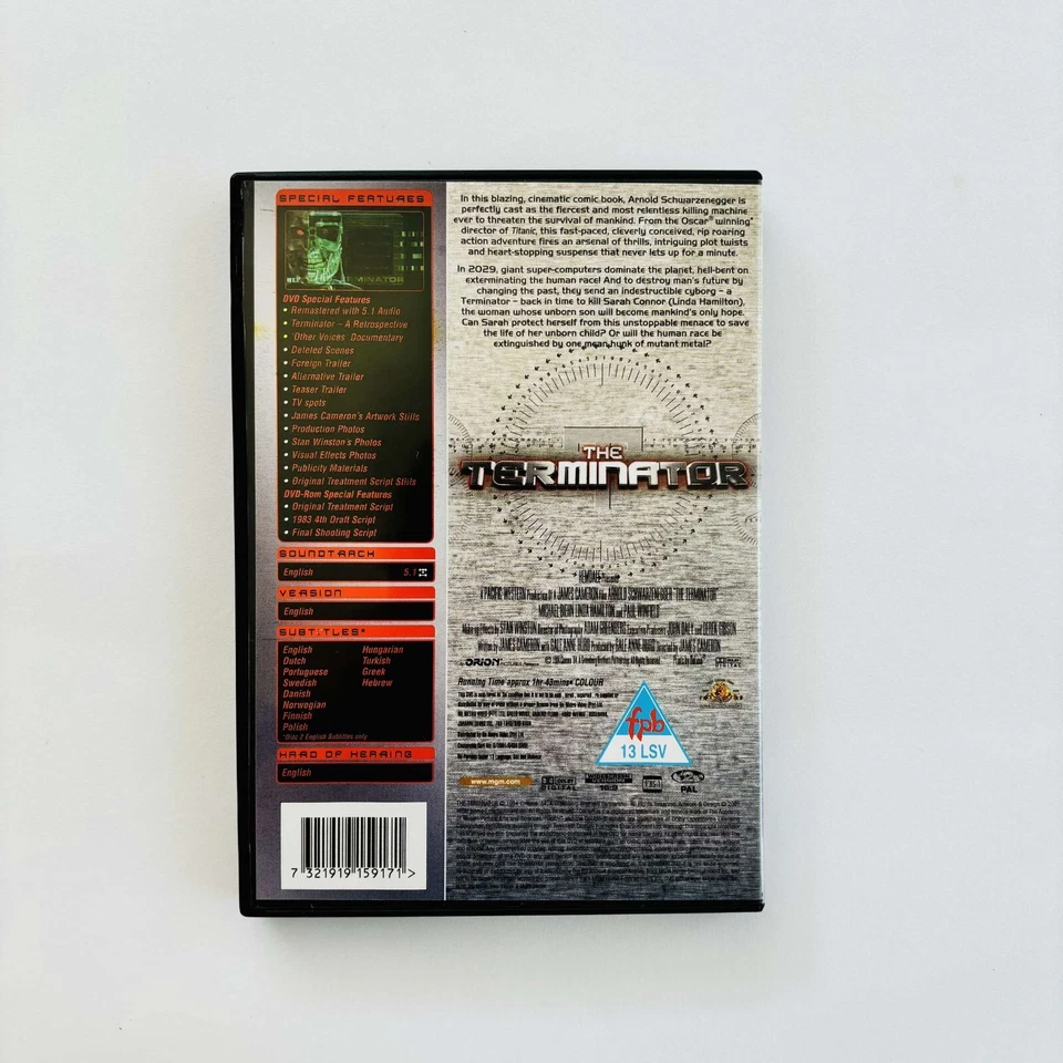 3 x Terminator Movie lot. 1,2,3 (DVD) Judgment Day, Rise of Machines, Arnold - Image 3 of 4