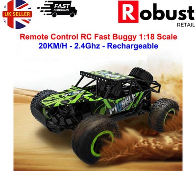 Radio Remote Control Buggy Rc Fast Car 20km H Wild Racing 2 4g Rechargeable Uk Ebay
