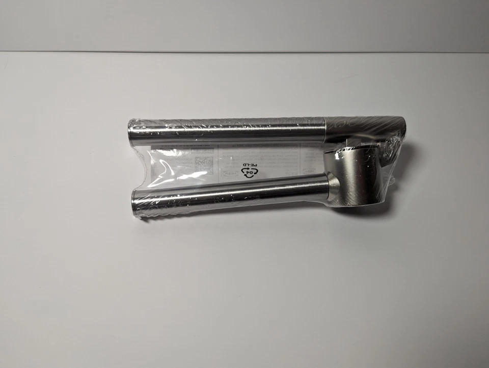 IKEA KONCIS Garlic Press, Stainless Steel Nickel Plated, 305.781.94 - NEW SEALED - Image 2 of 4