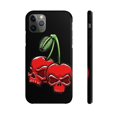 Skull Cherry Tough Phone Cases, Case-Mate