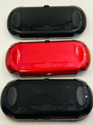 PlayStation PS Vita 3pcs set PCH-1000 ×2 red , black japan sony | eBay