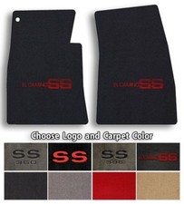 1959-1987 Chevrolet El Camino Ss 2pc Classic Loop Carpet Floor Mats With Logo