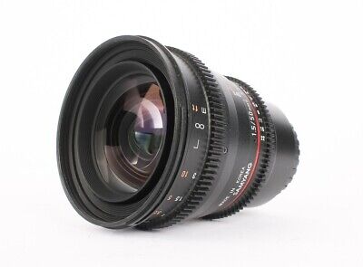 Samyang T1.5/50mm AS UMC Standard Angle Cine Lens, 6 Groups Samyang T1.5/50mm AS UMC Standard Angle Cine Lens, 6 Groups