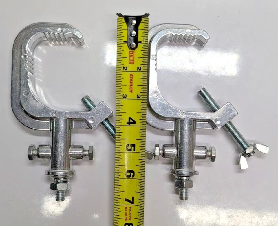 Stage Lighting Clamp Hangers For Drop for 35-55mm OD Aluminum Heavy 2.25" - Image 4 of 4