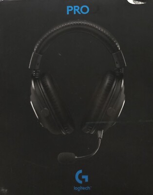 Logitec Pro Black Gaming Headset - READ DESCRIPTION