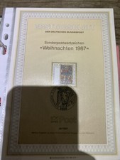 ETB Jahrgang 1987, Ersttagsbl&auml;tter 1987 alle 29, Deutsche Post Brief