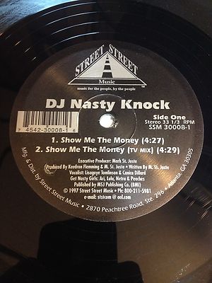DJ Nasty Knock: Show Me The Money / Gimme Dat South Coast 12'' - Rap Hip Hop Bass