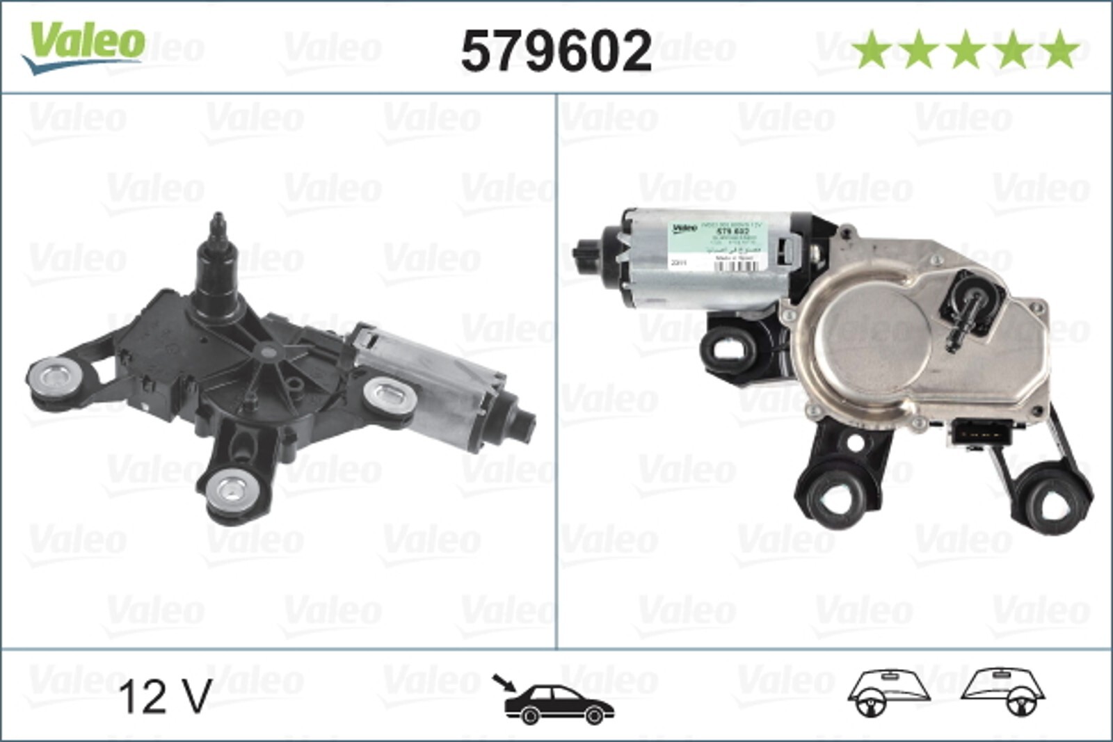 Moteur essuie-glace arrière VW A4 A6 résout le balayage lent