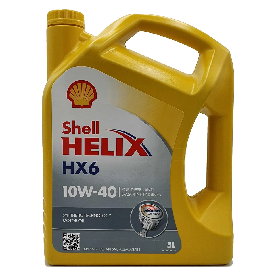 Shell Helix HX6 10W-40 5 Liter Motoröl MB 229.3 VW 502 00 505 00 10W40 RN0700