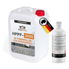 HPPF-3000 Epoxidharz Porenf&uuml;ller Innen & Au&szlig;en, Steinteppich Versiegelung