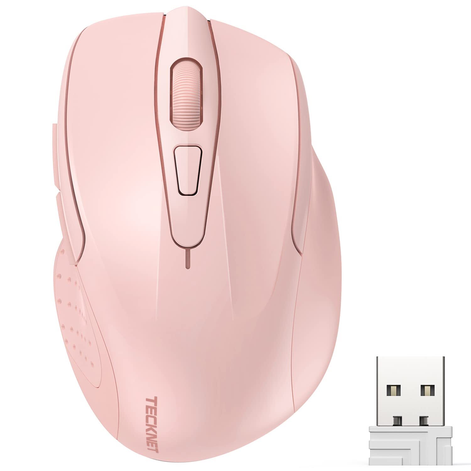 Wireless 2.4GHz Ergonomic Portable Cordless Mouse for Computers-image