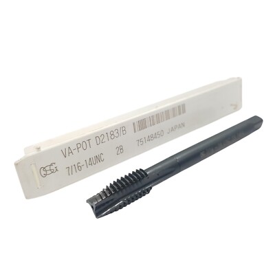 OSG 7/16 - 14 UNC HSSE Spiral Point Tap 3 Flutes 9454 GS13