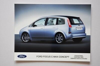 Car Press Photo - 2002 Ford Focus C-Max Concept Prototype - Metallic - Side View