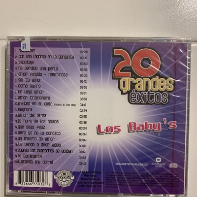 20 Grandes Exitos by Los Baby's (CD, Jun-2006, WEA Latina