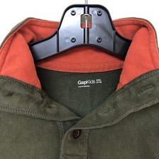 Gap Kids Boys Green Long-sleeve Pullover Sweater Size 14-16