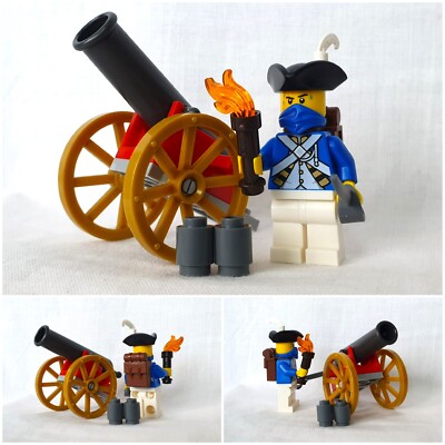 MOC aus LEGO -Teilen Imperialer Kanonen-Schütze | Blauröcke | passt zu 10320